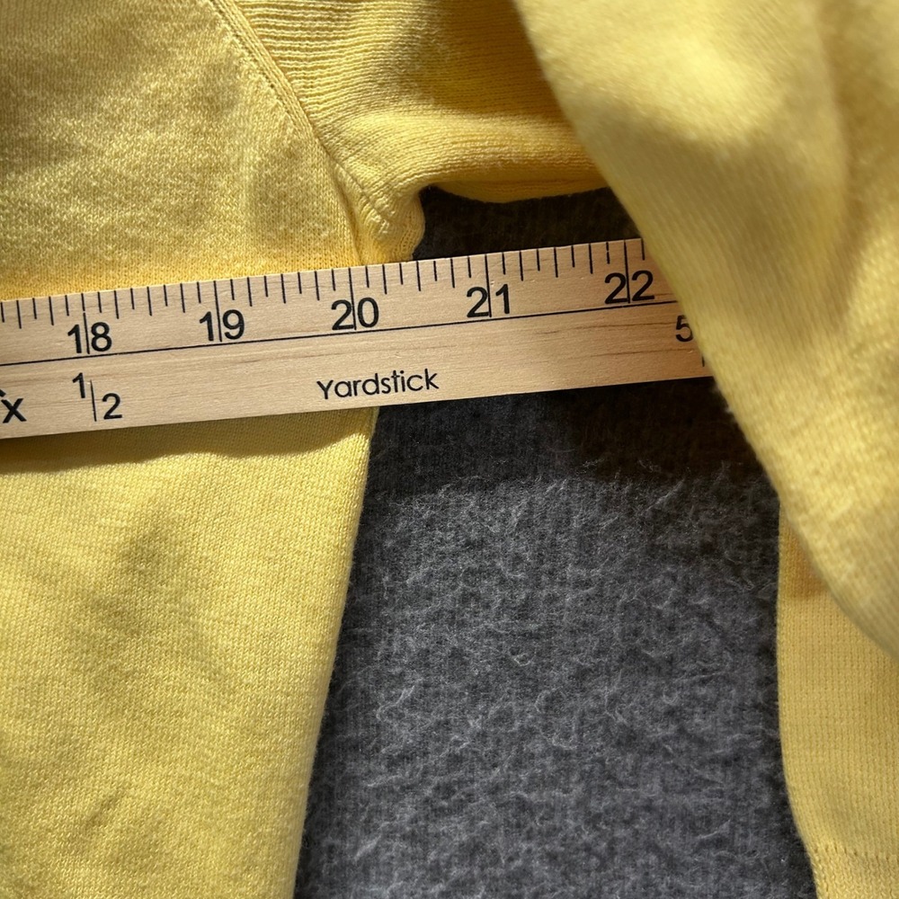 Polo Ralph Lauren Mens Yellow Pima Cotton V-Neck Sweater Size M Embroidered Pony - Picture 7 of 9